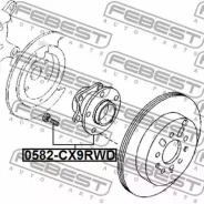 ������� ������ Febest 0582CX9RWD 0582CX9RWD ����