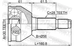 ���� �������� 30X56X28 Febest 1510007 1510007 ����