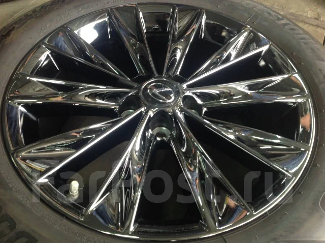 Литьё оригинал Lexus R18 5x114.3 тёмный хром made in Japan + датчики ...