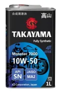 Takayama Mototec 7000. 10W-50, �������������, 1��. ����