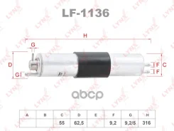 ������ ��������� LYNXauto ���. LF1136 LF1136 ����