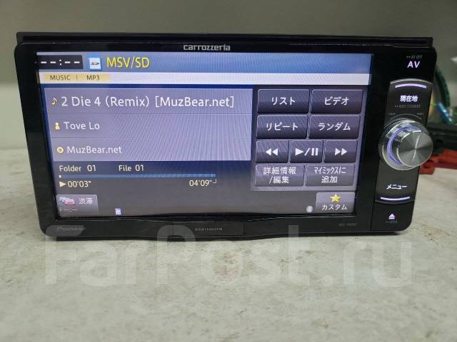 Carrozzeria AVIC-RW 802 2018г. DVD CD SD USB BT HDMI, другой, б/у