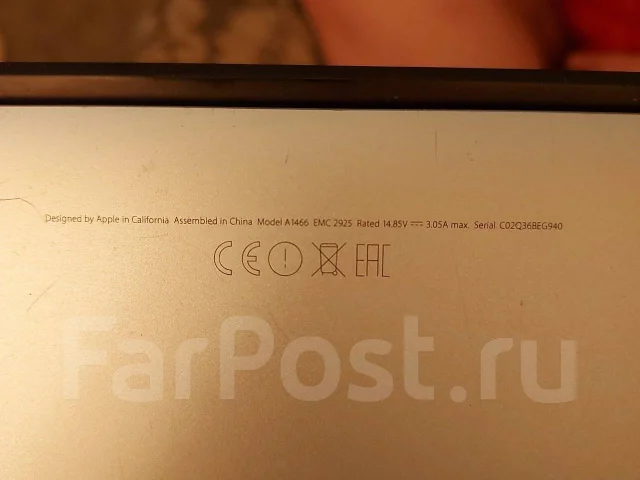 Apple MacBook Air 13 2015 Early. 1,6����, ��� 4 ��, ���� 120��� ����