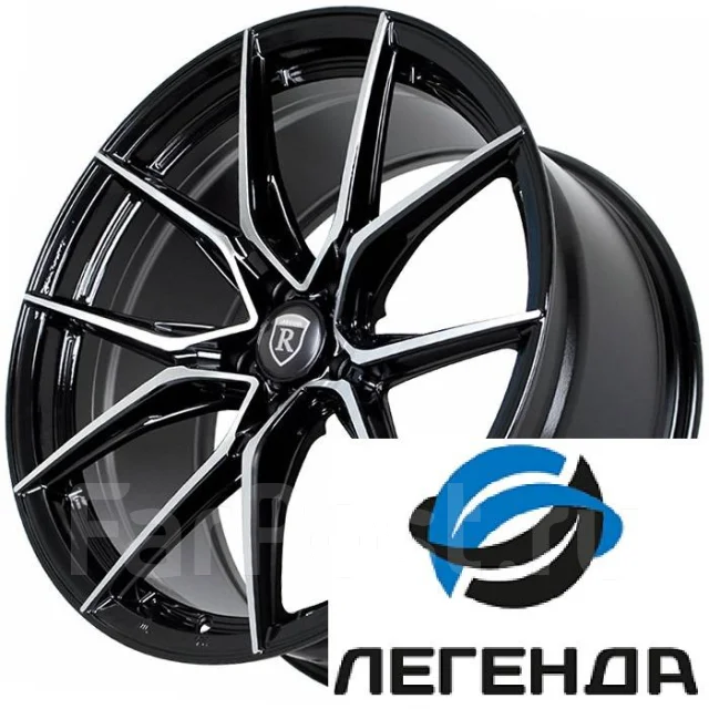Sakura Wheels YA3816 [799] черный с полированными спицами, 20
