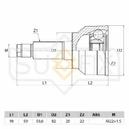 ���� �������� | ����� ����/��� | Sufix ST-1040, ��� Mazda 3 1.5 05 ST1040 ����