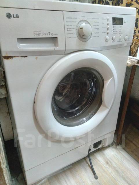 Продам стиральную машинку LG F129QD Direct Drive, LG, 7,0 кг, б/у, в ...