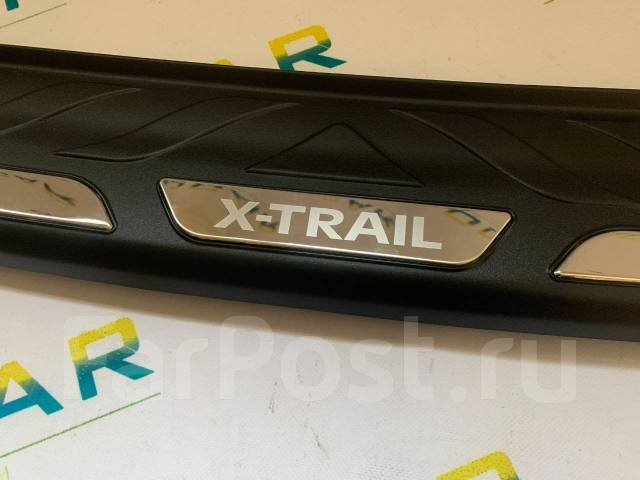 Накладка заднего бампера Nissan X-Trail 32 Пластик + хром купить во ...