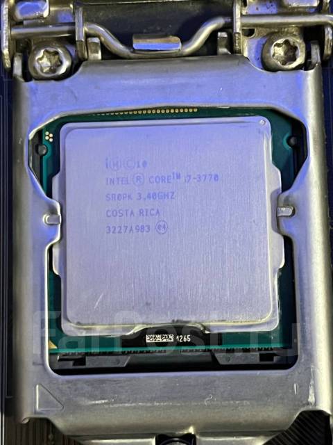 Комплект i7-3770 DDR3 8GB + МАТЬ H61, Intel Core i7, б/у, в наличии ...