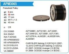 ���� ����������(�����) Nissan Qashqai HR15,16, MR20 APM3065DE APM3065DE ����