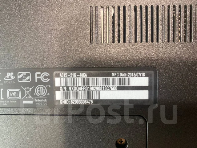 Acer Aspire 3 A315-21G. 2,2����, ��� 4 ��, WiFi: 1, Bluetooth: 1 ����