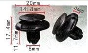 ������ �������� D=8.0mm, ������ 90467-08217 AS1704 ����