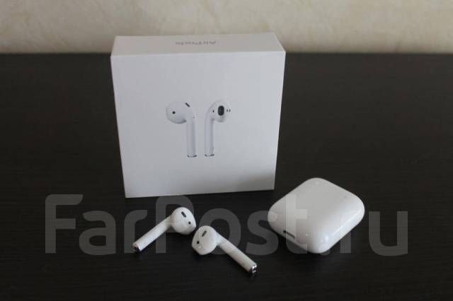 Apple Airpods 2, Оригинал (ДНС), РСТ, В идеале, б/у, в наличии. Цена: 7 ...