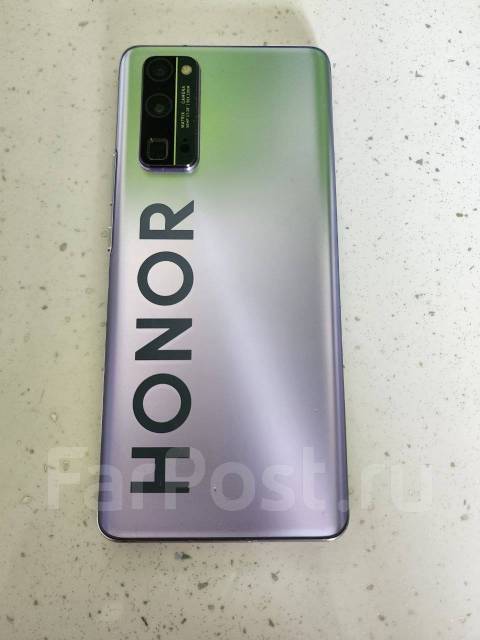 Смартфон Honor 30 pro plus, 256 гб, 6.57", моноблок, фиолетовый, б/у, в ...