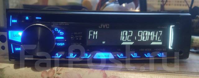 Магнитола jvc, 1 DIN — 178x50 мм, б/у, в наличии. Цена: 1 500₽ в Кирове