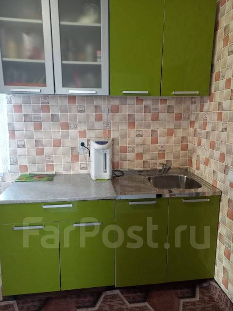 Кухонный гарнитур, прямая, лдсп, зелёный, 160,0 см, кухня, б/у, в ...