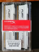 ����������� ������ Kingston HyperX FURY White Series [HX318C10FWK2/16] ����