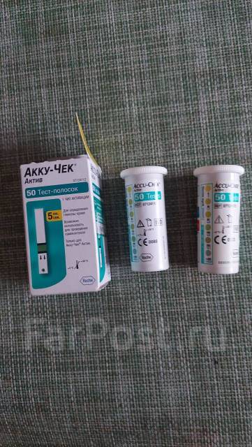 Продам тест полоски акку чек актив, новый, в наличии. Цена: 1 300₽ во ...