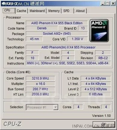 AMD Phenom II X4 955 ����