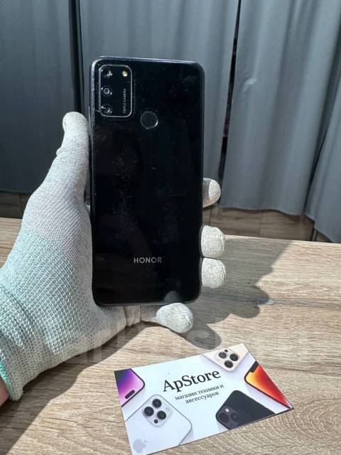 Honor 9A, Black, 3GB/64GB, ApStore, 64 гб, 6.30", моноблок, черный, 3G ...