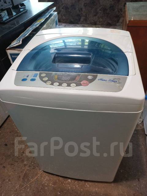 Стиральная машинка автомат Daewoo 6 кг, вертикальная загрузка, 6,0 кг ...