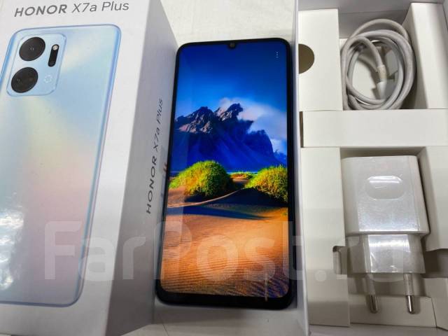 Honor X7a Plus в Идеале как Новый 6+128GB на Гарантии ДНС комплект, 6. ...