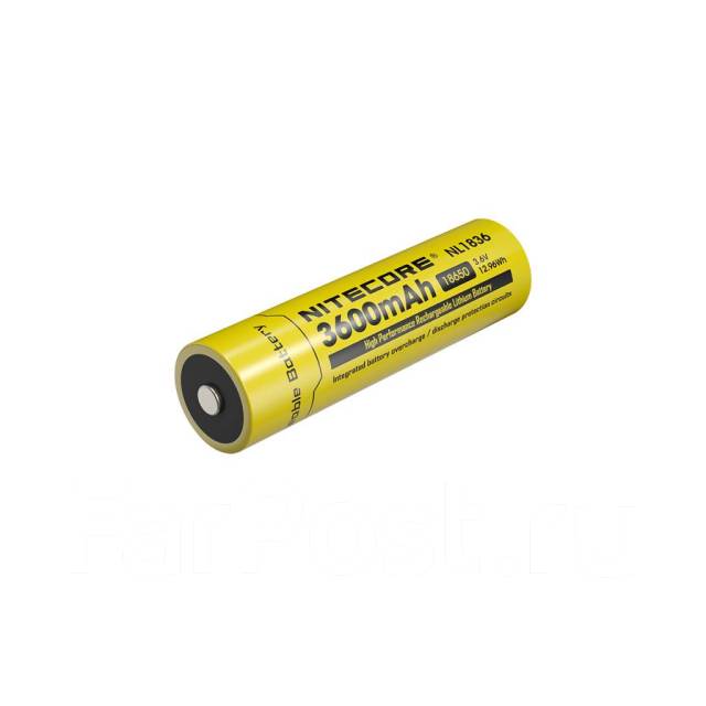 Аккумулятор для фонаря Nitecore NL1836, 3600 mAh (18650), новый, в ...