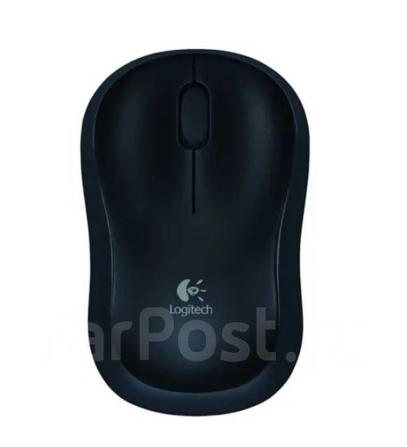 Мышь беспроводная Logitech Wireless Mouse M175 USB чёрная, б/у, в ...