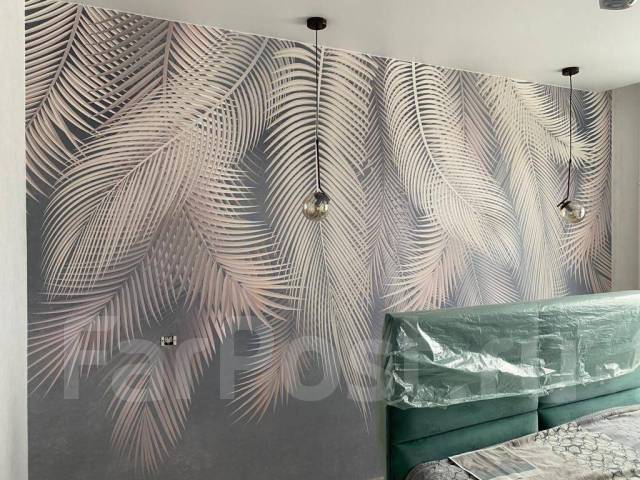 Поклейка обоев, фото обоев. Штукатурка, шпаклевка в Находке