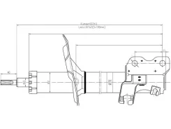 ������ �������� ����� Nissan Bassara, Presage 54303AD028 54303AD028 ����