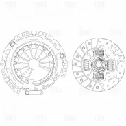 ��������� � ����� ��� �/� Toyota Corolla E150 (06-) 1.6i 5MT/6MT (��� �����) Trialli FR1902 FR1902 ����