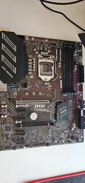 Материнская плата MSI Z390 A PRO, б/у, в наличии. Цена: 3 000₽ во ...