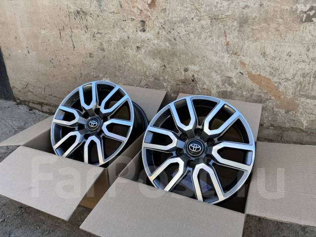 Литые диски R17 6x139.7 на Toyota Prado / Lexus GX, Khomen Wheels ...