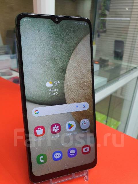 Samsung a12 64 Gb, 64 гб, 6.50", моноблок, черный, 4G LTE, б/у, в ...