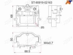   Toyota 3S-FE -96 ST19#/ST20#/SV4#, 4A/7A-FE -96 AT19 ST-90919-02163 