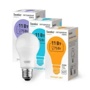 ����� 42 ����� ������������ 42LED-A60-11W-230-4000K-E27 ����