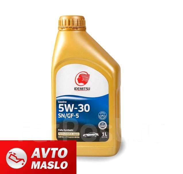 Масло моторное Idemitsu Fully-Synthetic 5W30 SN/GF-5 бензин 1л ...