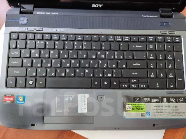 Acer Aspire 5542G. 15.6", 2����, ��� 4 ��, WiFi: 1, Bluetooth: 1 ����