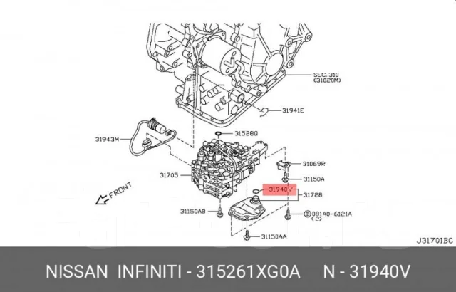 ������ �������������� ������� ��������� 315261XG0A ����