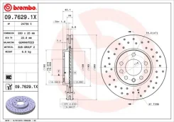 09.7629.1X_���� ���� 0976291x Brembo 0976291X ����