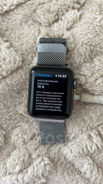 Apple watch series 3 38mm, умные часы, б/у, в наличии. Цена: 6 000₽ во ...