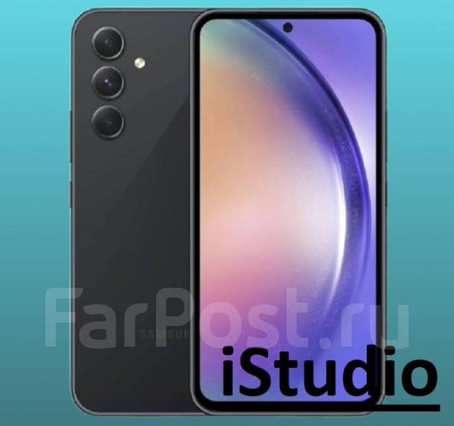Смартфон Samsung Galaxy A54 8/256GB Graphite Гарантия! iStudio, 6.40 ...