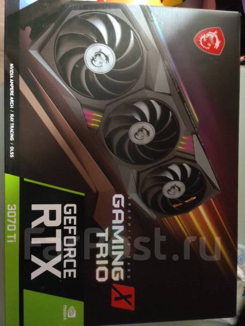 RTX 3070ti MSI gaming Х trio, б/у, в наличии. Цена: 40 000₽ в Находке