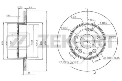 ���� ����. �����. MB E-Class (124) 93- Zekkert BS-5026 BS5026 ����