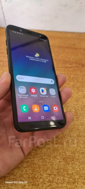 Samsung Galaxy A6. �/�, 32 ��, ������, 3G, 4G LTE, Dual-SIM, ����������, NFC ����
