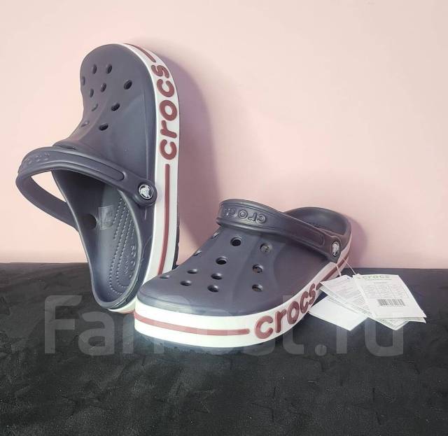Кроксы "Crocs" (шлепанцы тапочки синие 43 - 44 размер, 28см по стельке ...