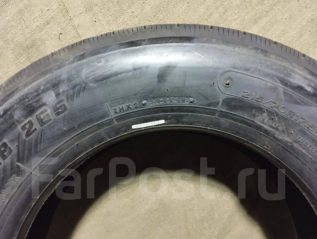 Bridgestone V-steel Rib 265. ������, 2018 ���, ����� ����