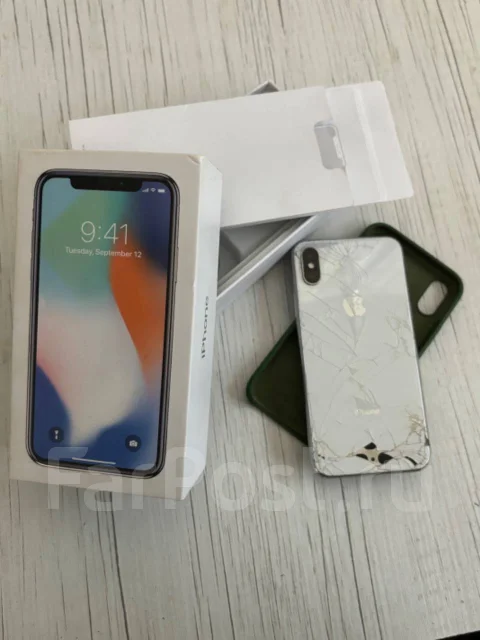 Apple iPhone X. �/�, 64 ��, �����, 3G, 4G LTE, ���������� ����