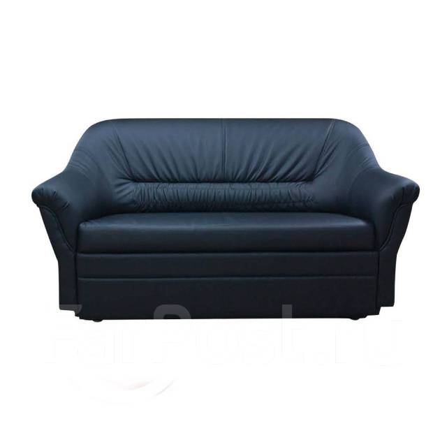 Офисный Диван трехместный «Лидер», без механизма, кожзам, поролон, 2 ...