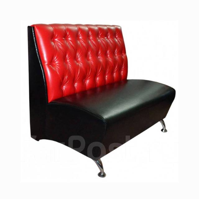 Офисный Диван трехместный «Стиль», без механизма, кожзам, поролон ...