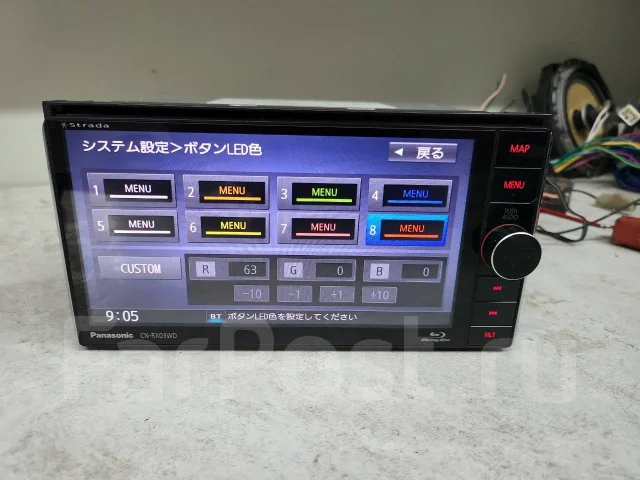 Магнитола Panasonic strada CN-RX03WD 2017 год, другой, б/у, в